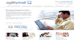 Desktop Screenshot of agilitymail.co.uk